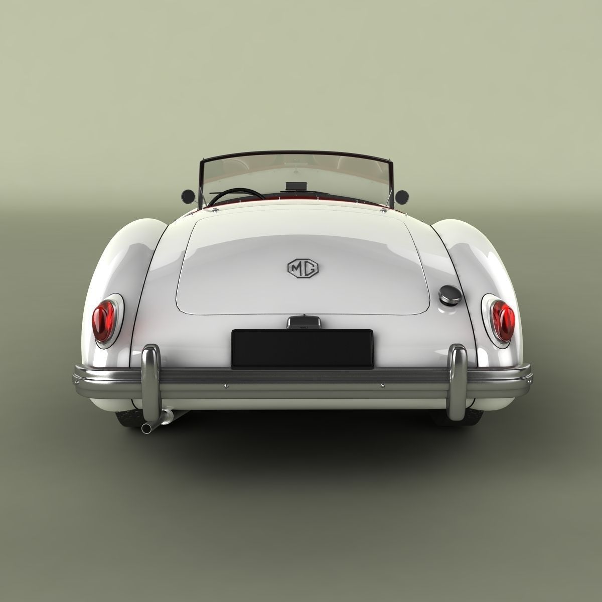 MG MGA 3D model_3
