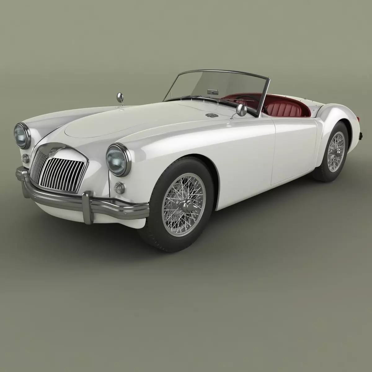 MG MGA 3D model_0