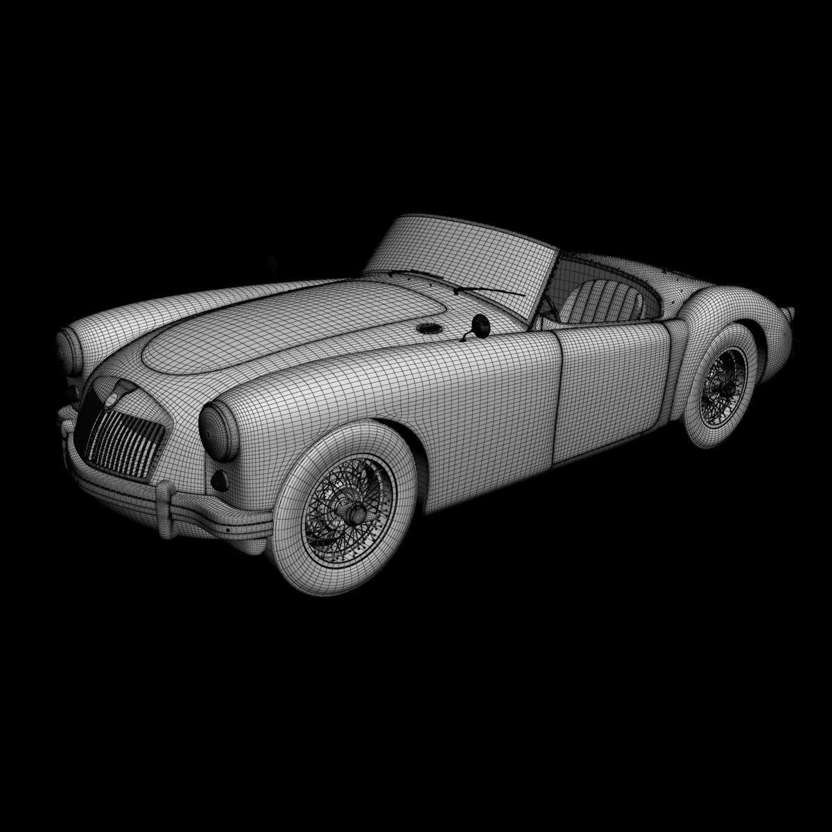 MG MGA 3D model_11