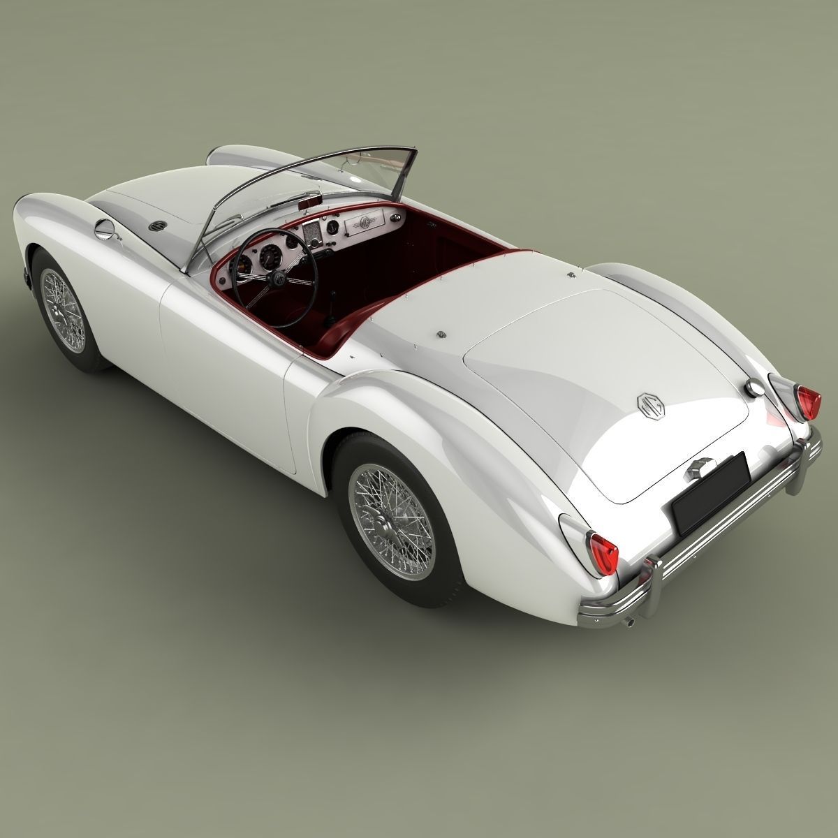 MG MGA 3D model_7
