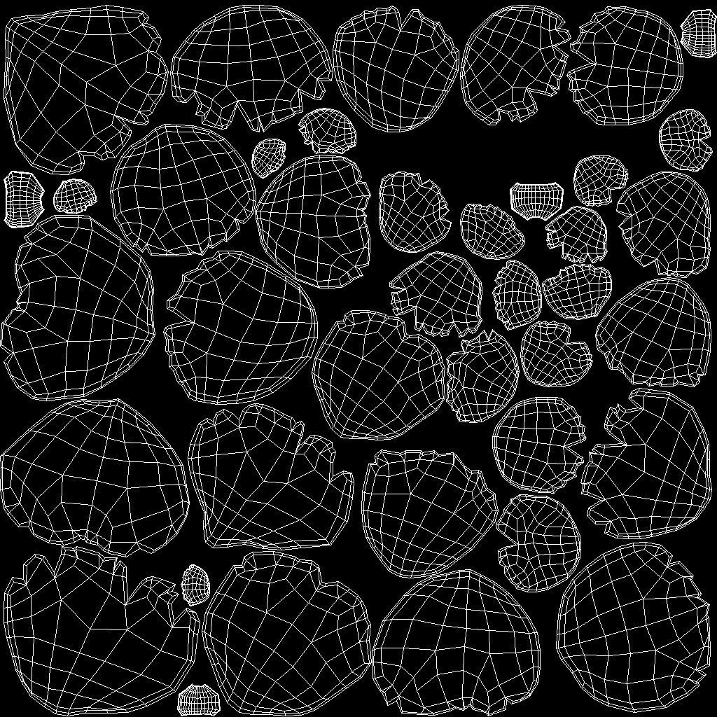 Rose Flower Bouquet Low-poly 3D model_14