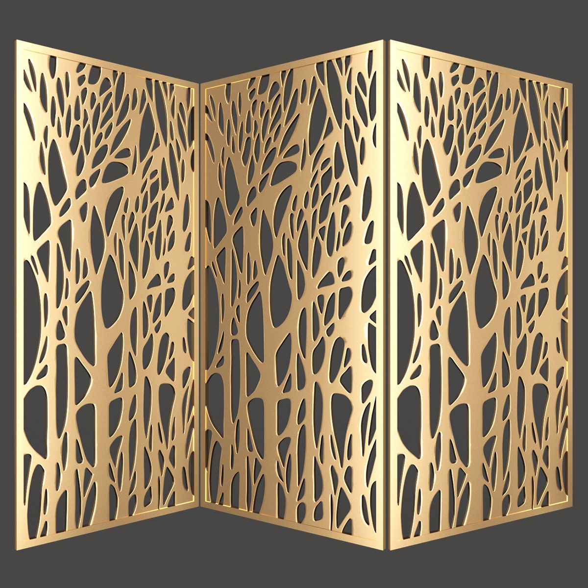 Decorative panel set 40 3D model_9