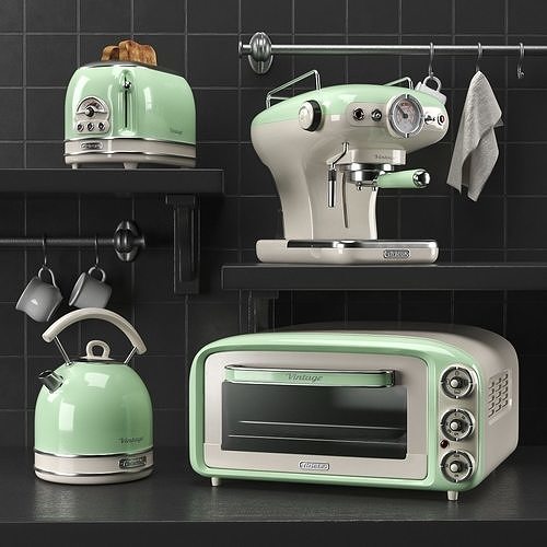 Ariete Vinatge Set 3D model