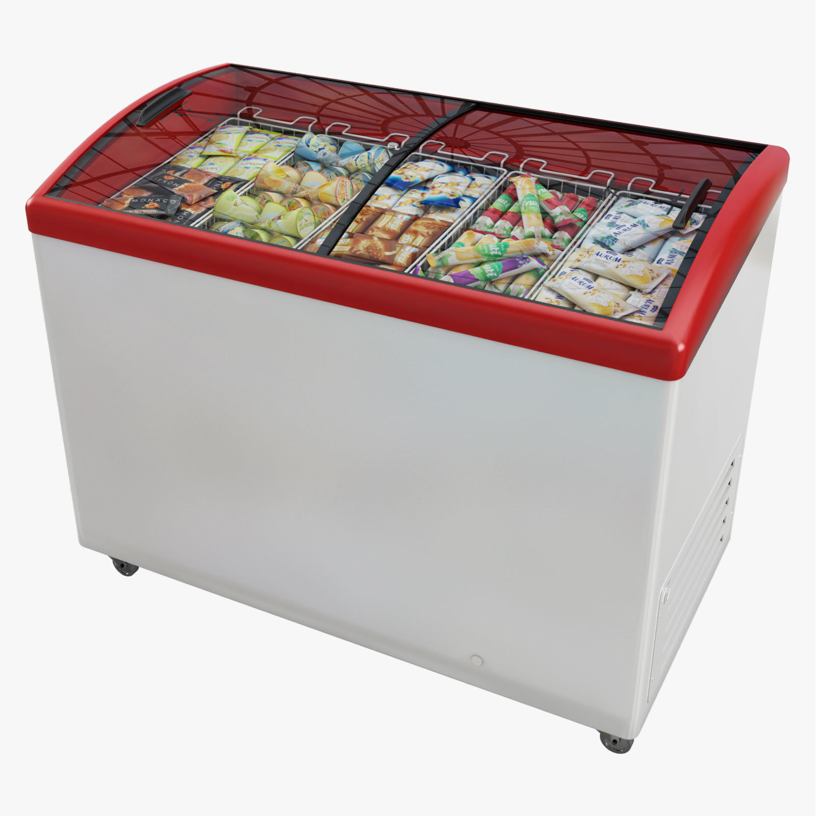 Ice Cream Display Freezer 3D model_7