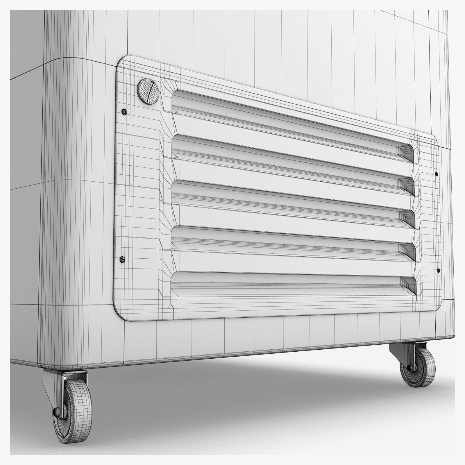 Ice Cream Display Freezer 3D model_11