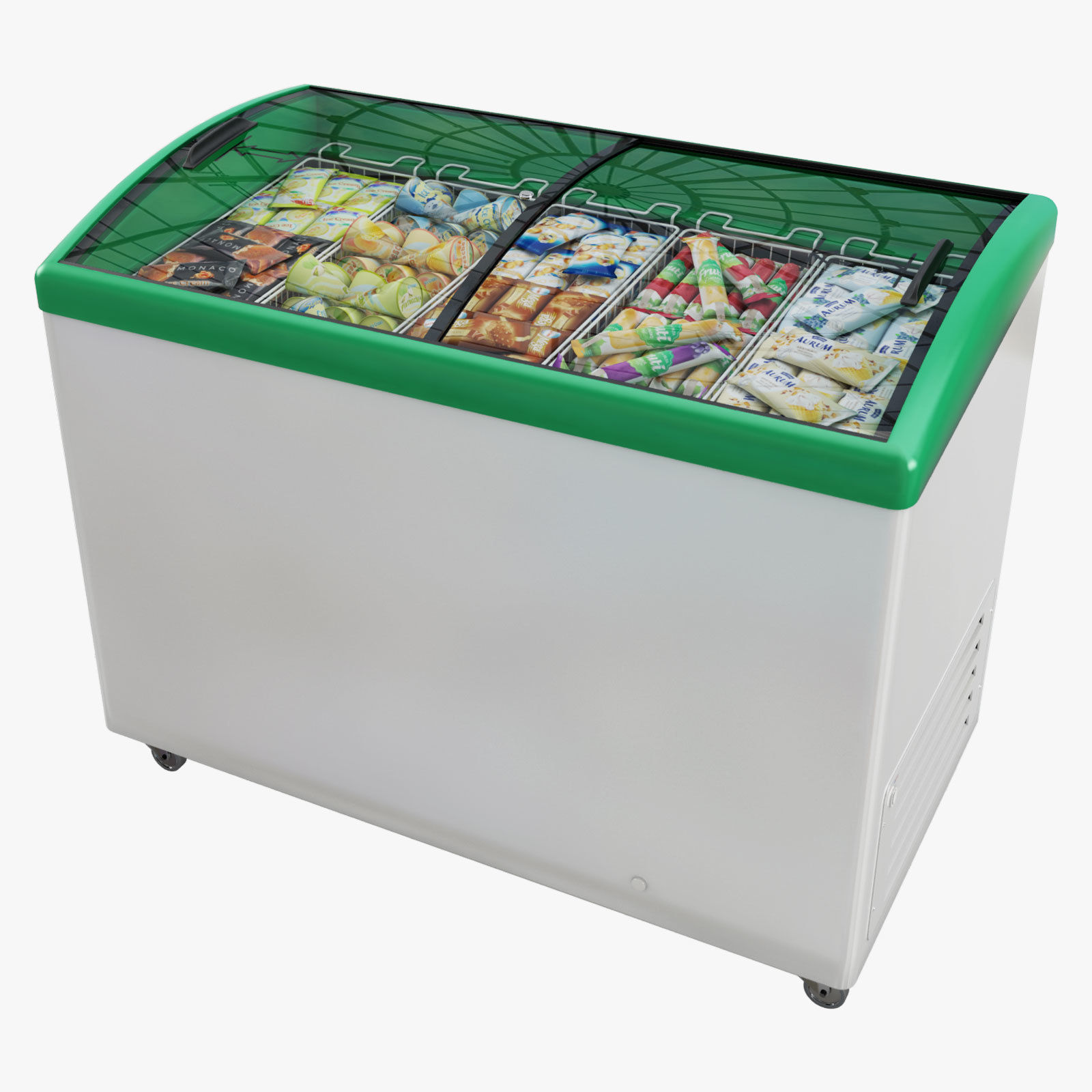 Ice Cream Display Freezer 3D model_6