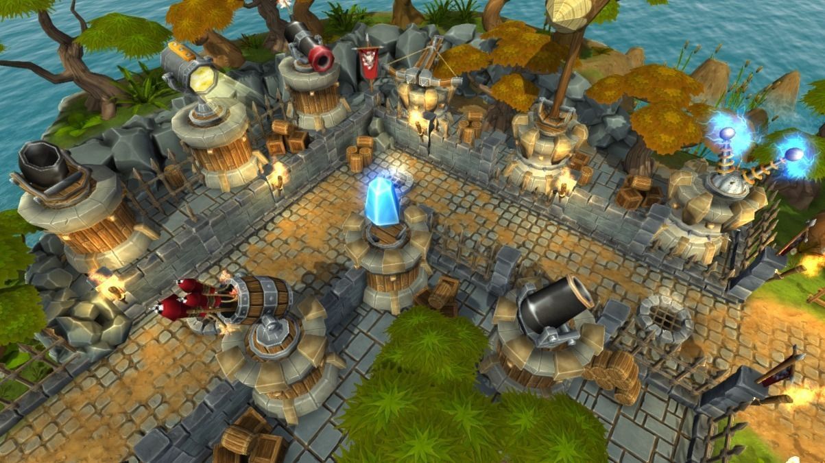 Tower Defense Level Kit Low-poly 3D model_0