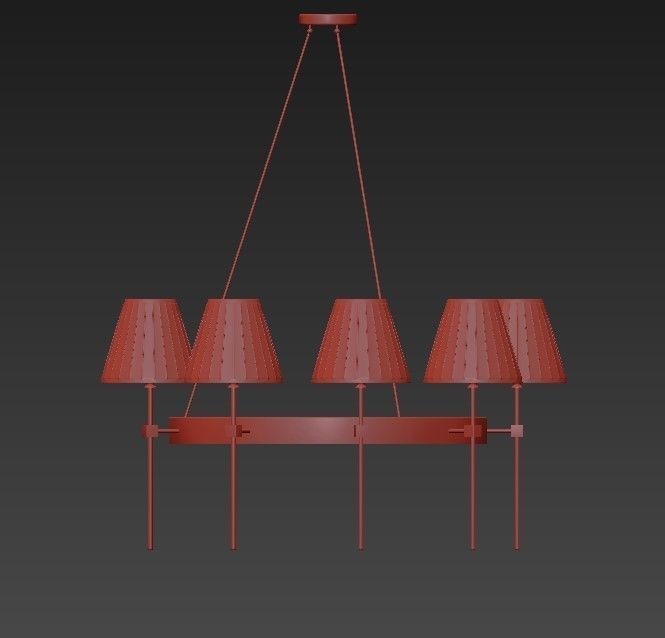 JNL Los Angeles Pendant Light 3D model_1