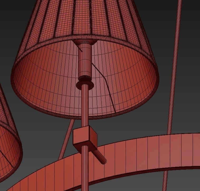 JNL Los Angeles Pendant Light 3D model_5