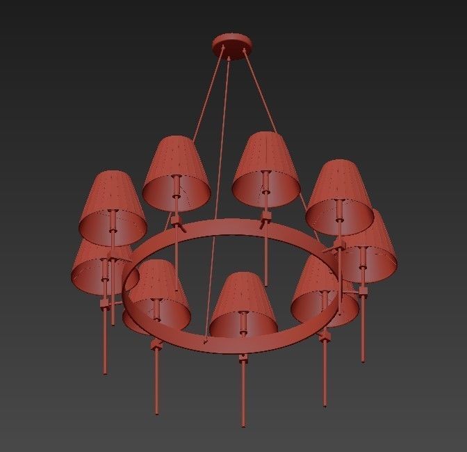 JNL Los Angeles Pendant Light 3D model_2