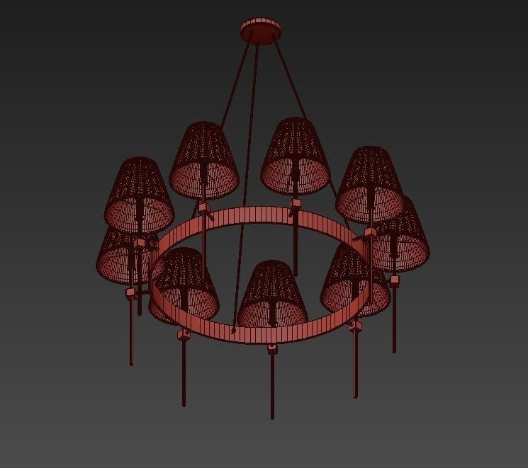 JNL Los Angeles Pendant Light 3D model_3