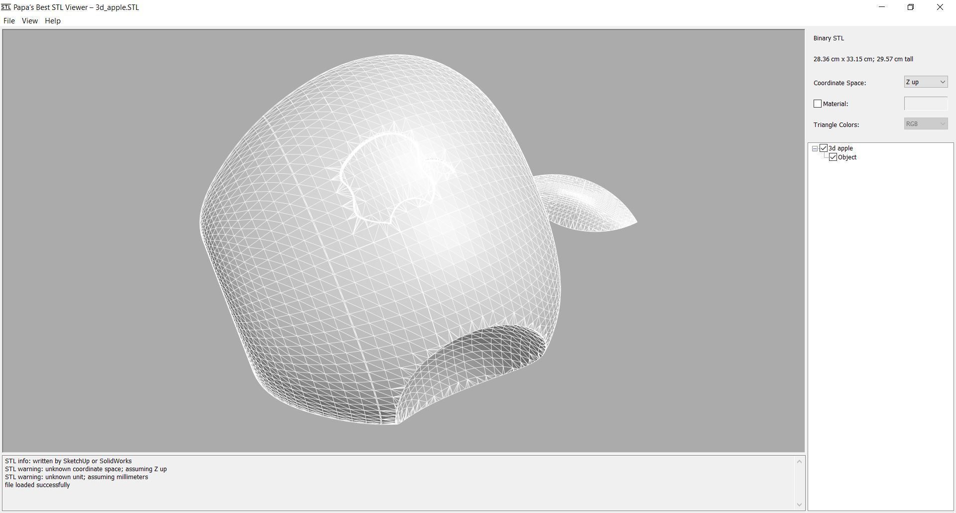 Logo - apple 3D print model_4