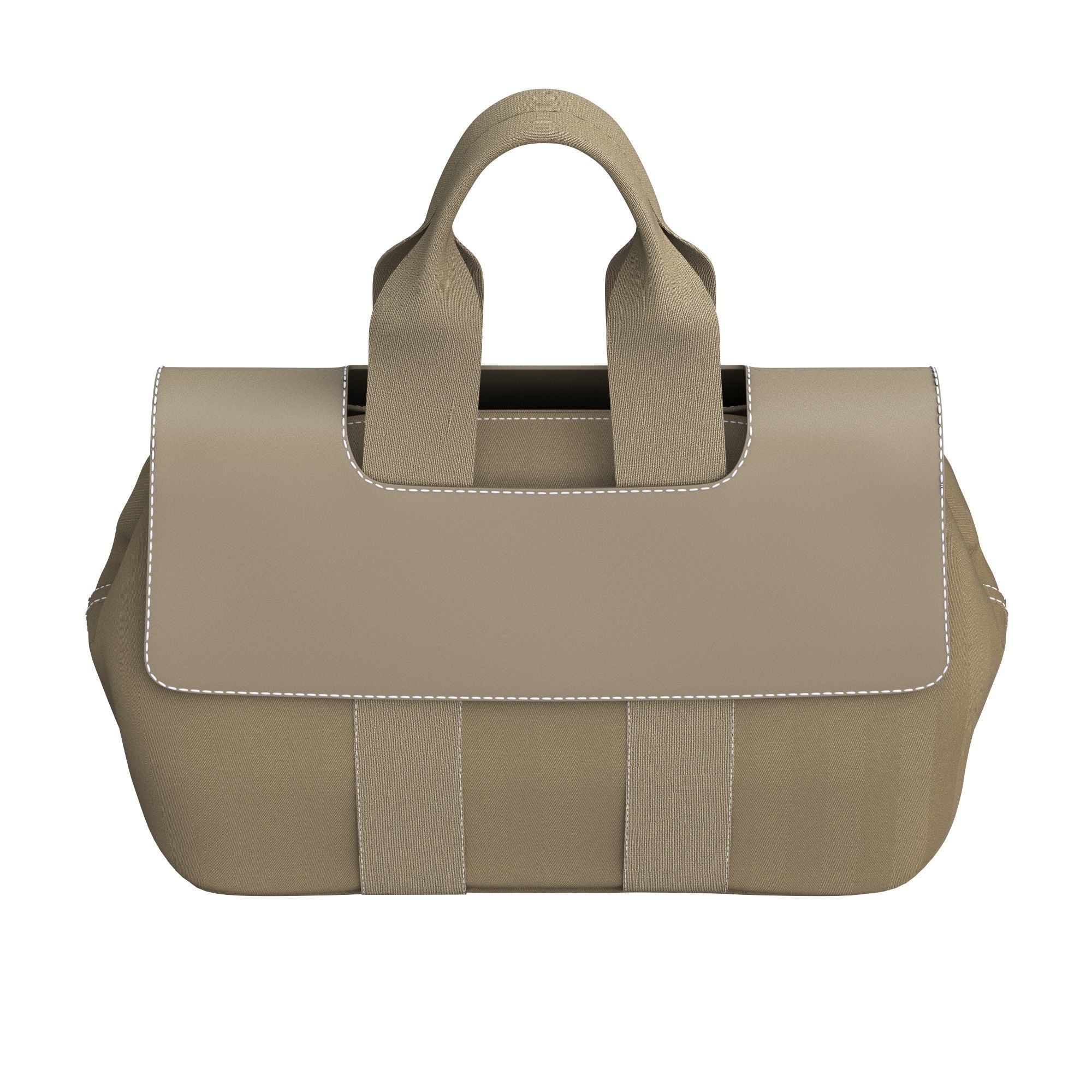 bag-hermes tote bag 3D model_4