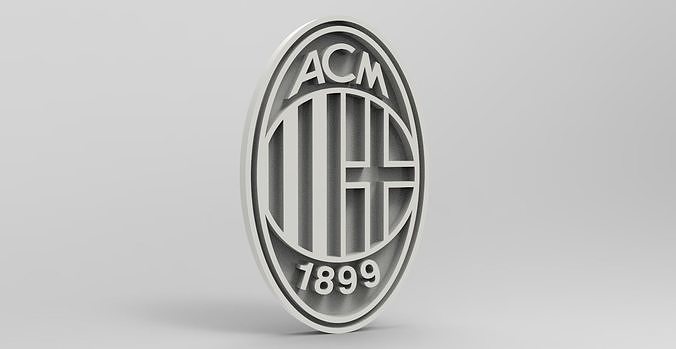 Logo - ac-milan 3D print model
