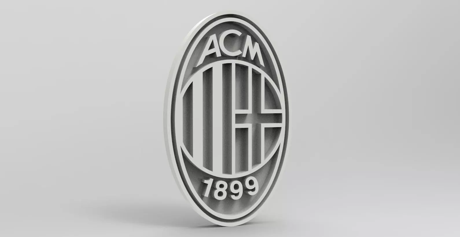 Logo - ac-milan 3D print model_0