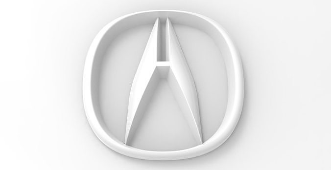 Logo - acura 3D print model