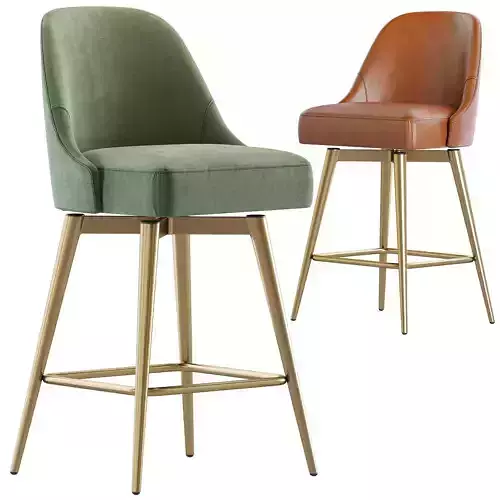 West Elm-Counter Stool 3D model