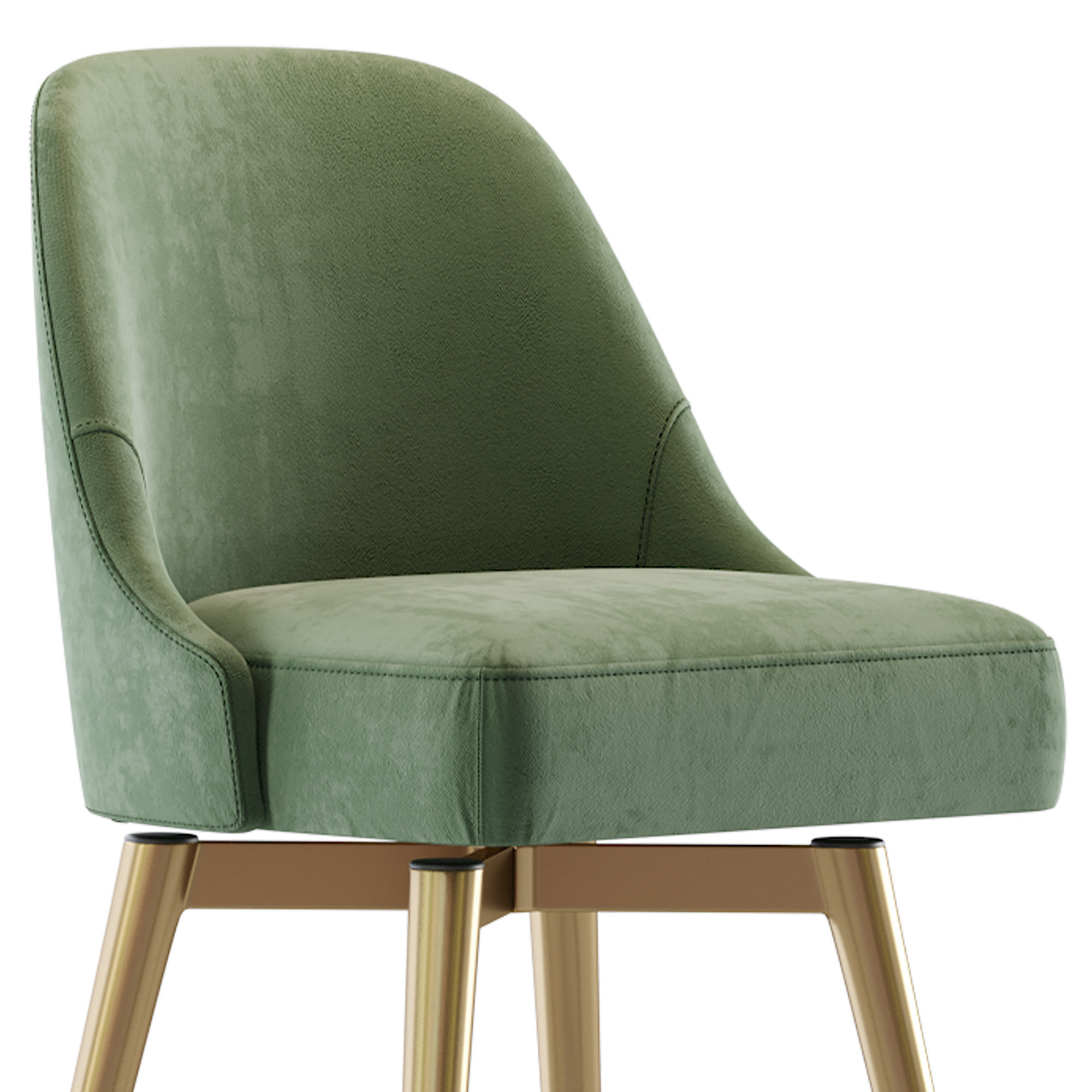 West Elm-Counter Stool 3D model_8