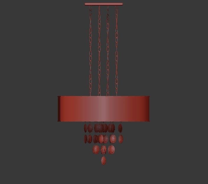 Counterpoint 11 Light Chandelier 3D model_1