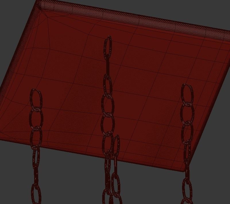 Counterpoint 11 Light Chandelier 3D model_4