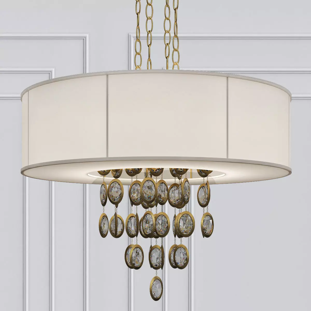 Counterpoint 11 Light Chandelier 3D model_0