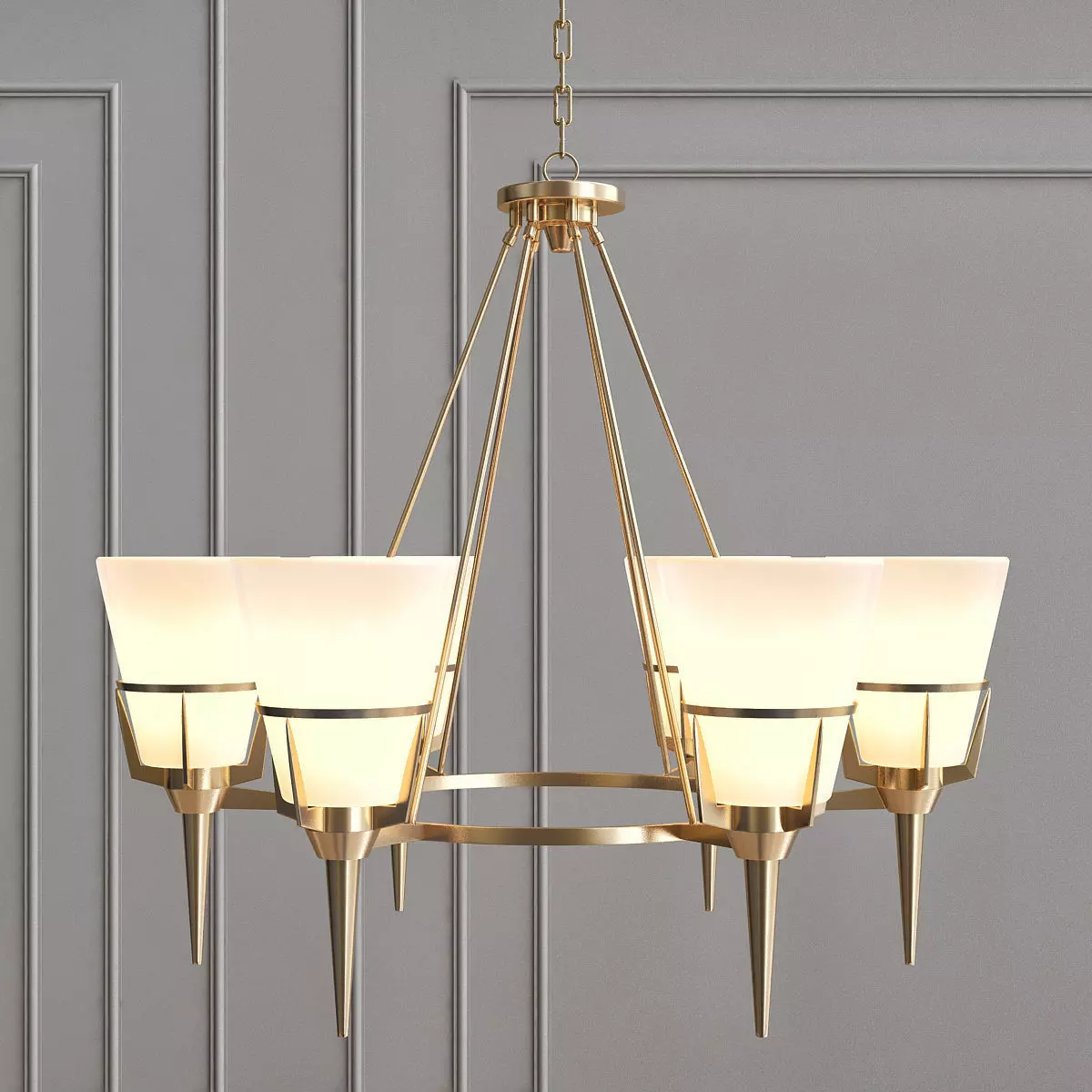 Patmos Chandelier 3D model_0