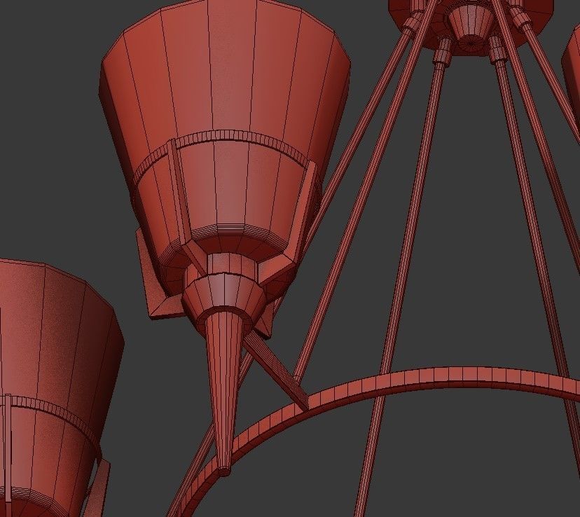 Patmos Chandelier 3D model_7