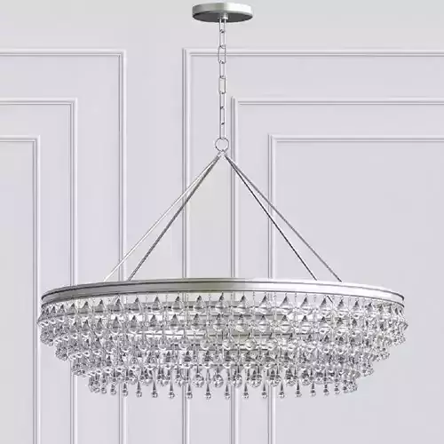 Calypso 8 Light Crystal Teardrop Chandelier