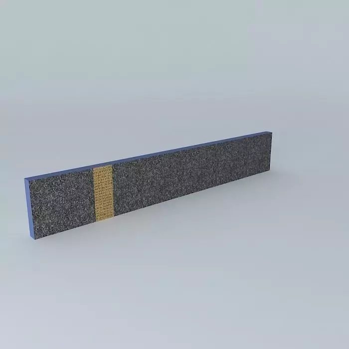 ART 1 bar with stripe Free 3D model