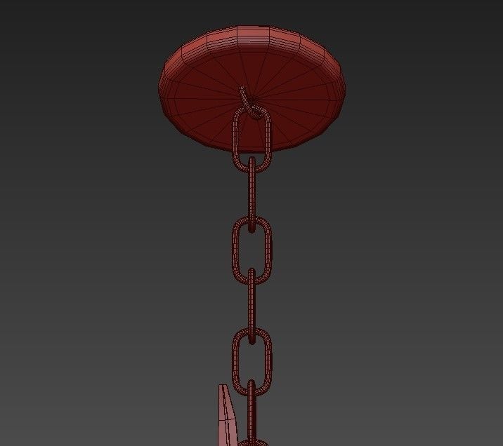 Longleaf Chandelier 3D model_1