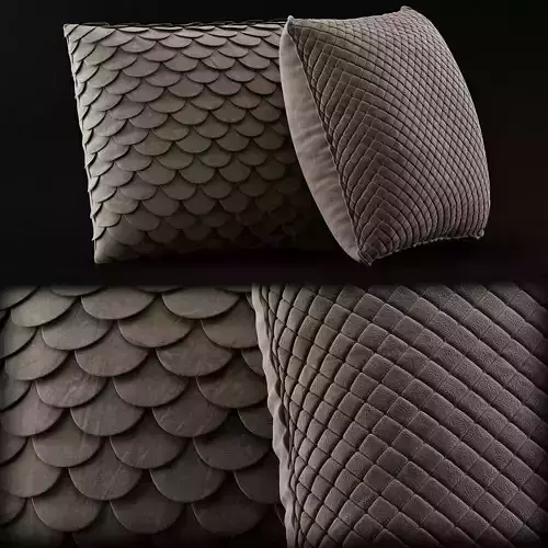 Solid Pillow Set 3D model