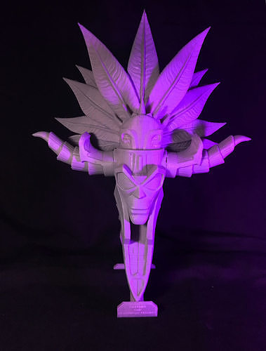 Nazeebo Quetzalcoatl Voodoo Mask 3D print model