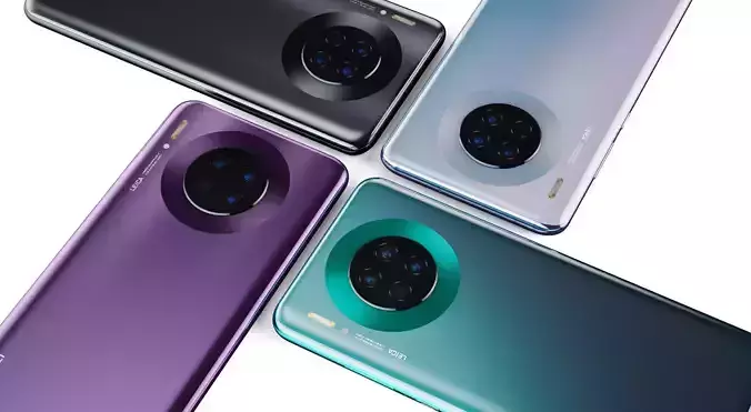 2019 HUAWEI mate30 mobile phone 3D model 3D model