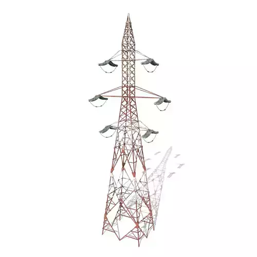 Electricity Pole 8 Weathered