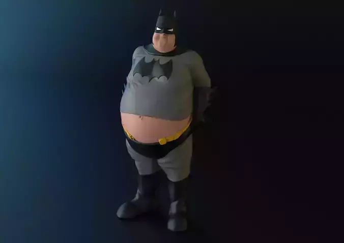 Batman Retired 3D print model