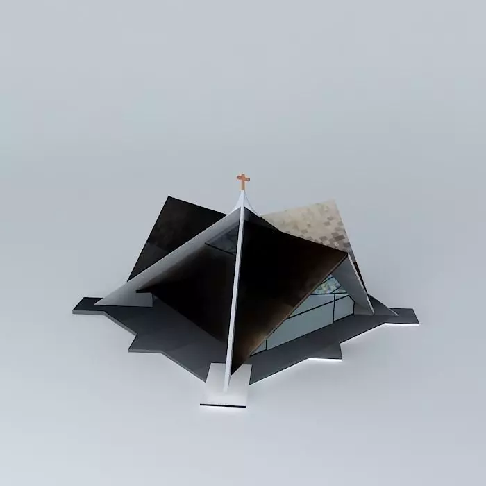 Guadalajara International Airport Chapel Jalisco Free 3D model