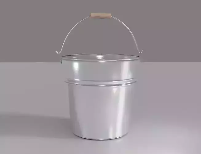 BUCKET metal with handle