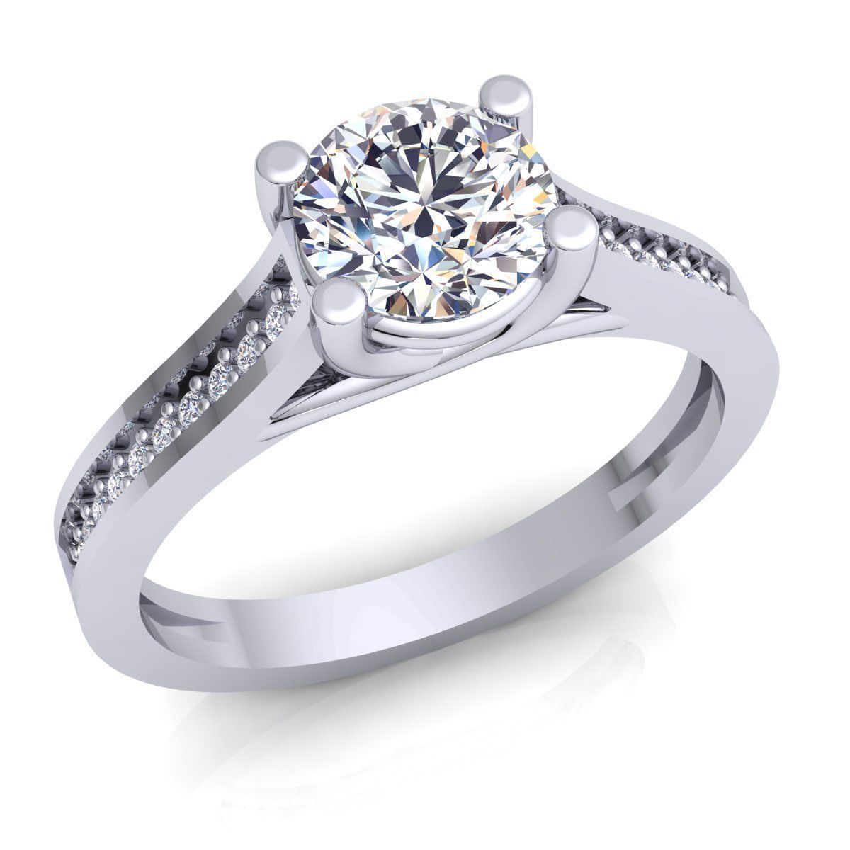 New Collection Diamond Ring  3D print model_1