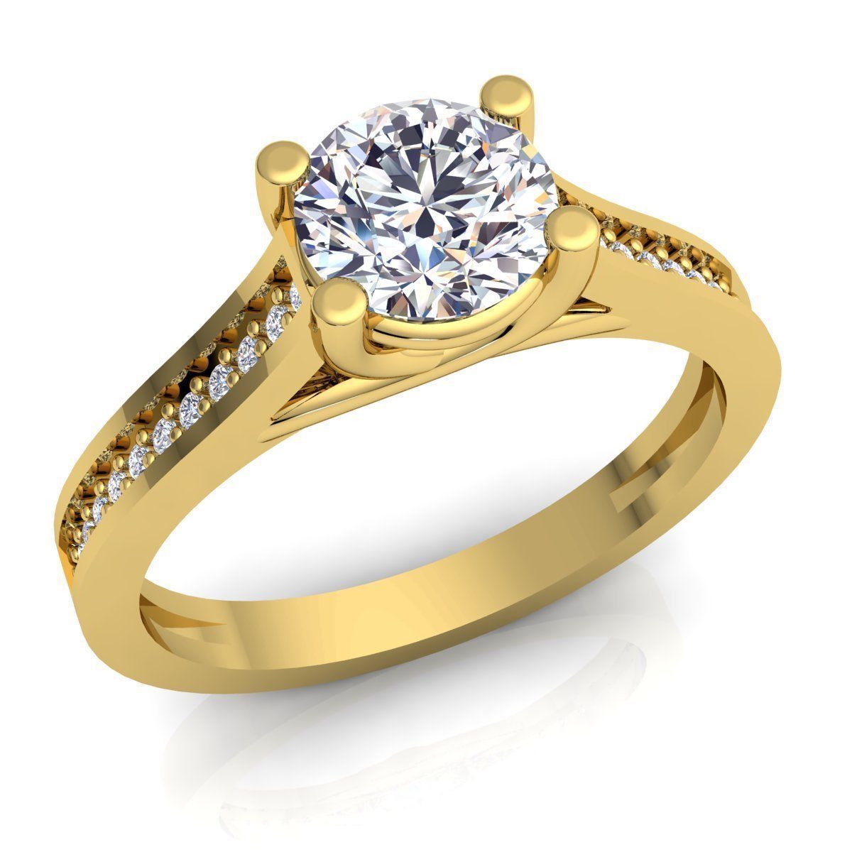 New Collection Diamond Ring  3D print model_2
