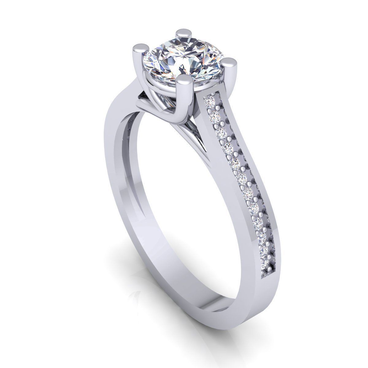 New Collection Diamond Ring  3D print model_11