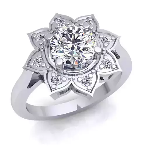 New Diamond Ring 3d model Print 