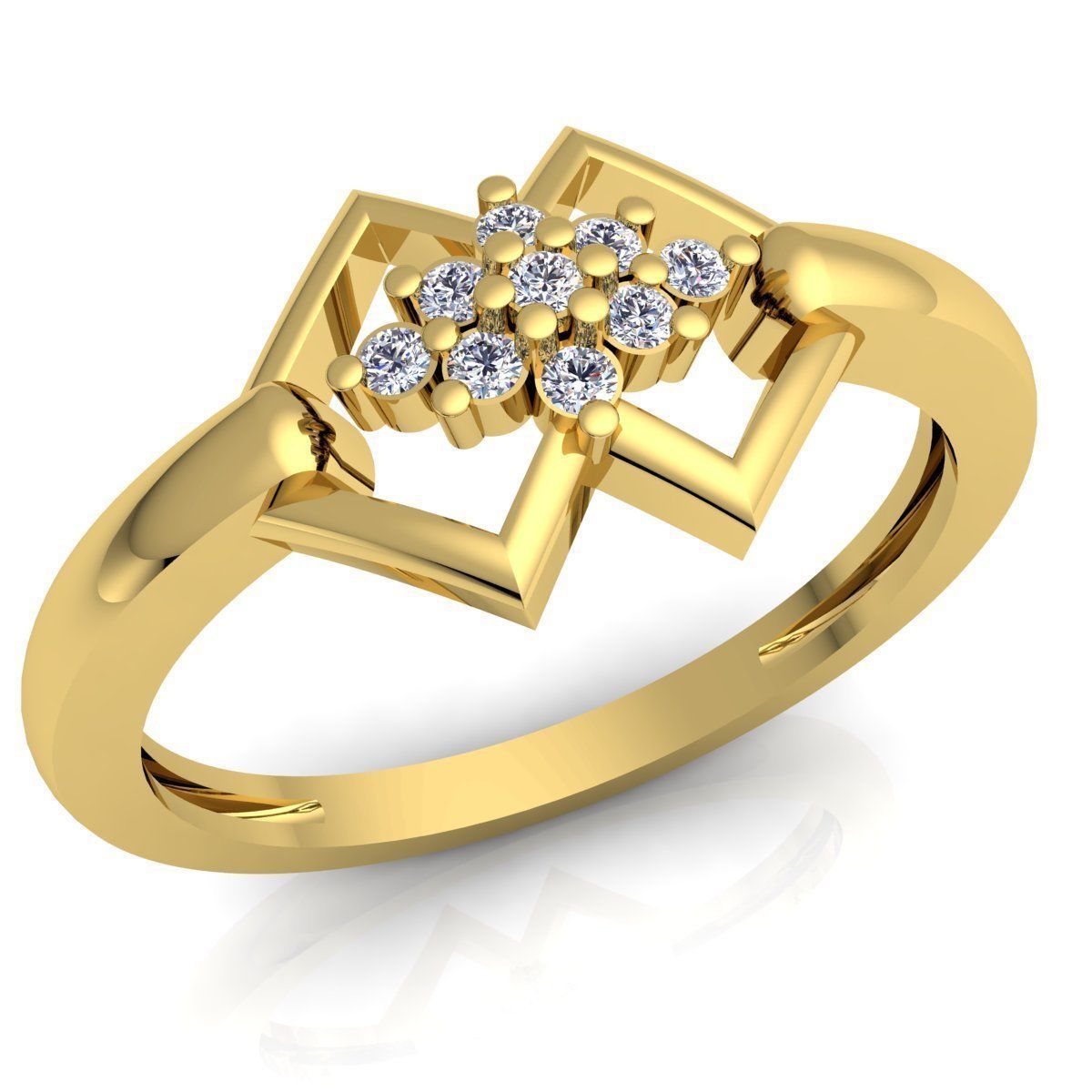 Diamond Ring 3d Model print 3D print model_2