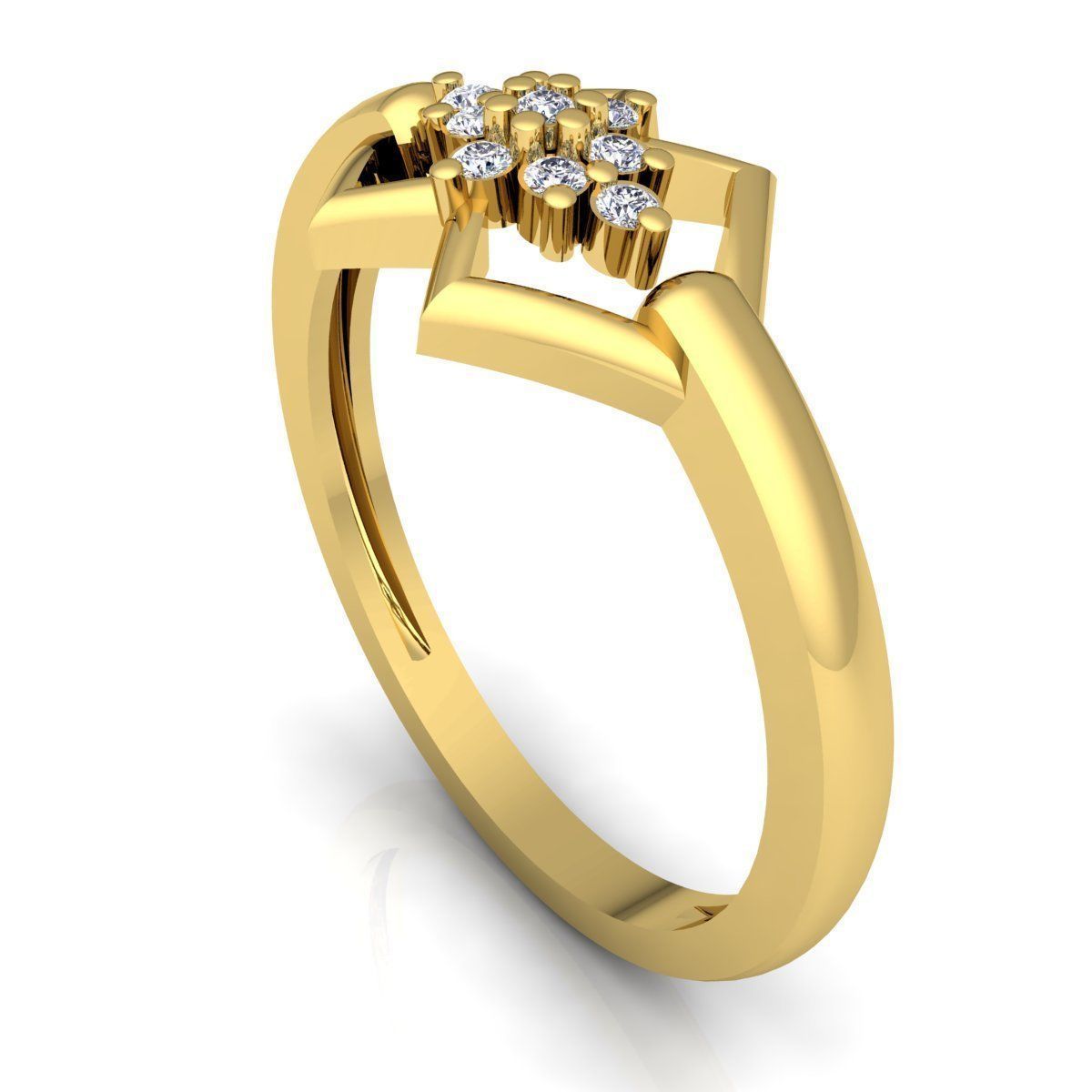 Diamond Ring 3d Model print 3D print model_9