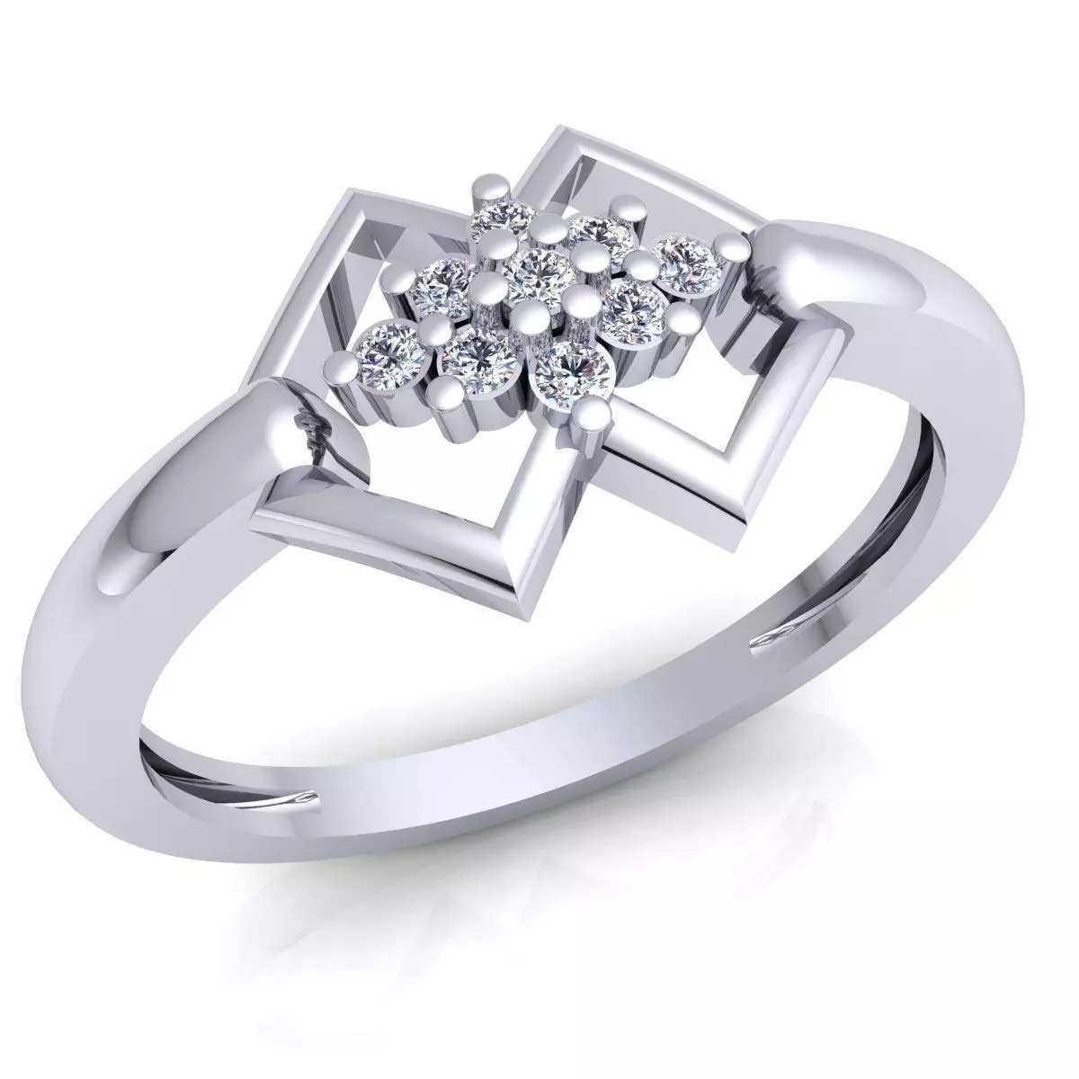 Diamond Ring 3d Model print 3D print model_0