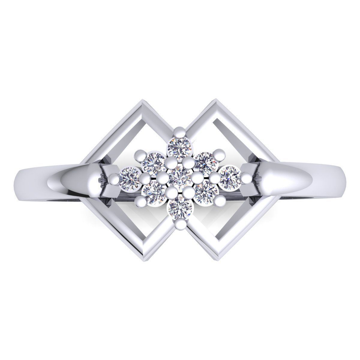 Diamond Ring 3d Model print 3D print model_8