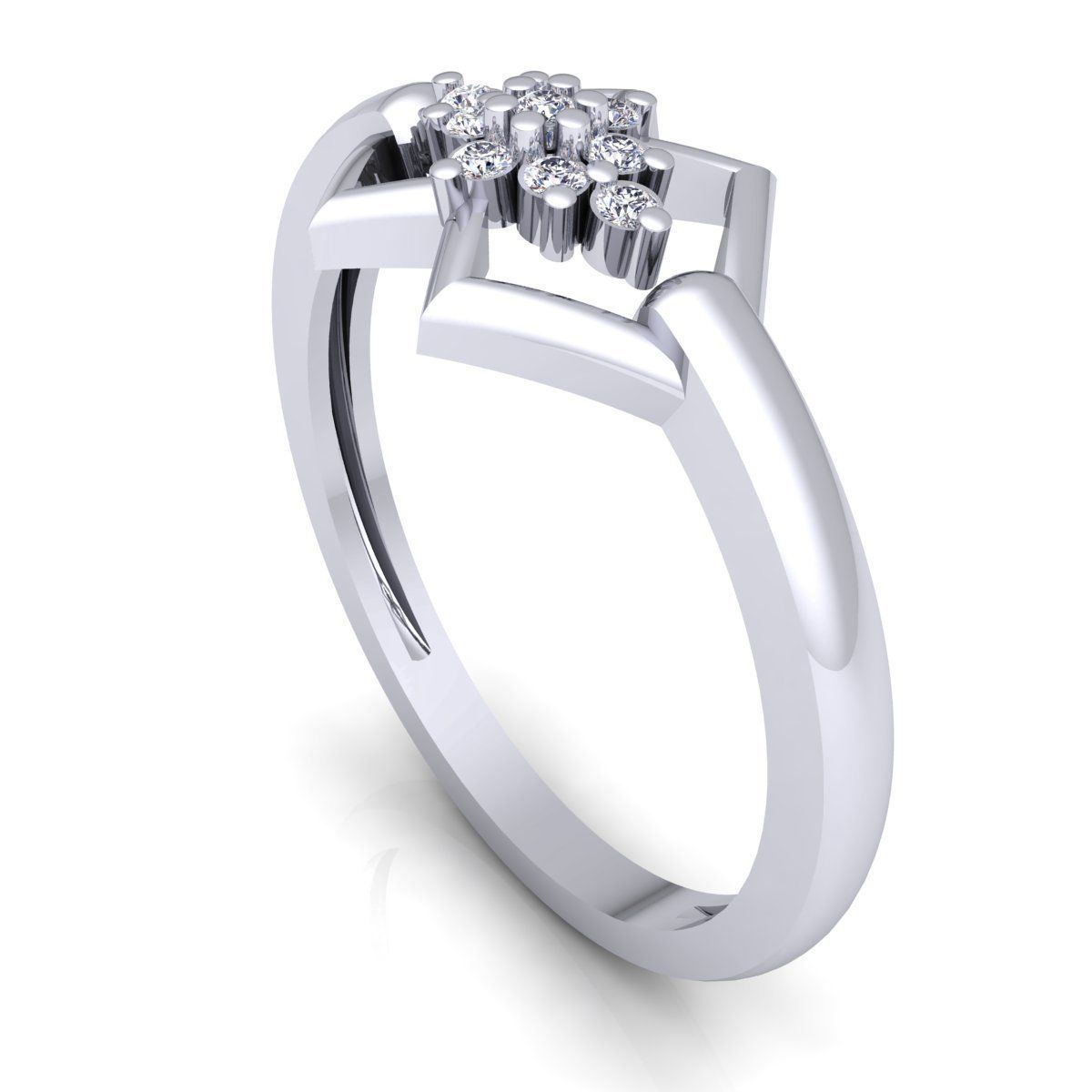 Diamond Ring 3d Model print 3D print model_11