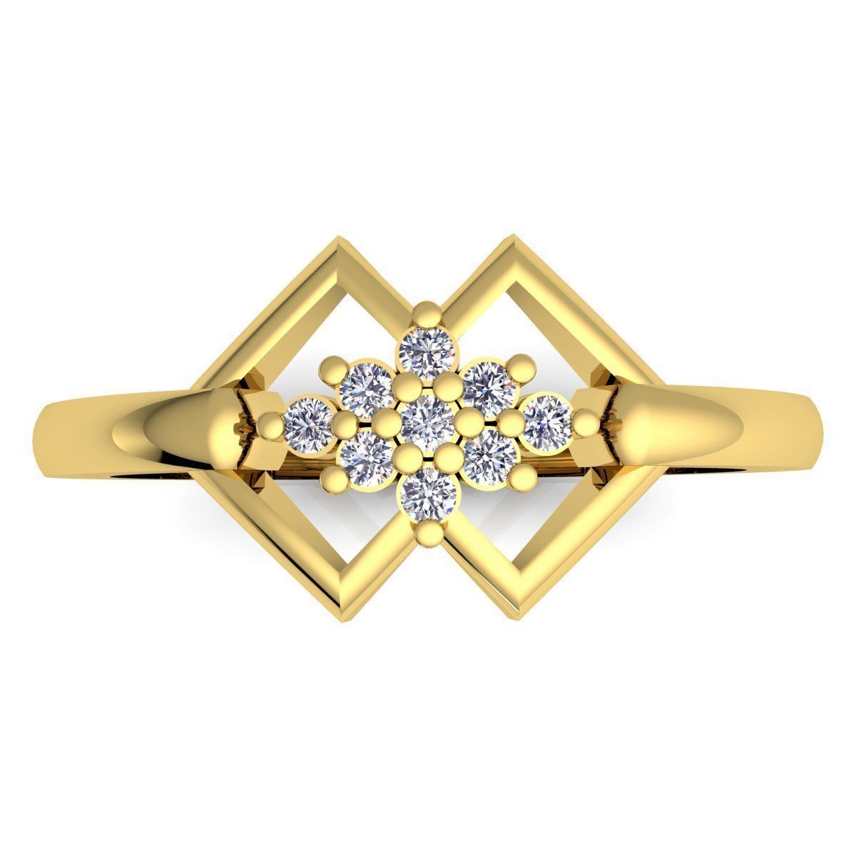 Diamond Ring 3d Model print 3D print model_6