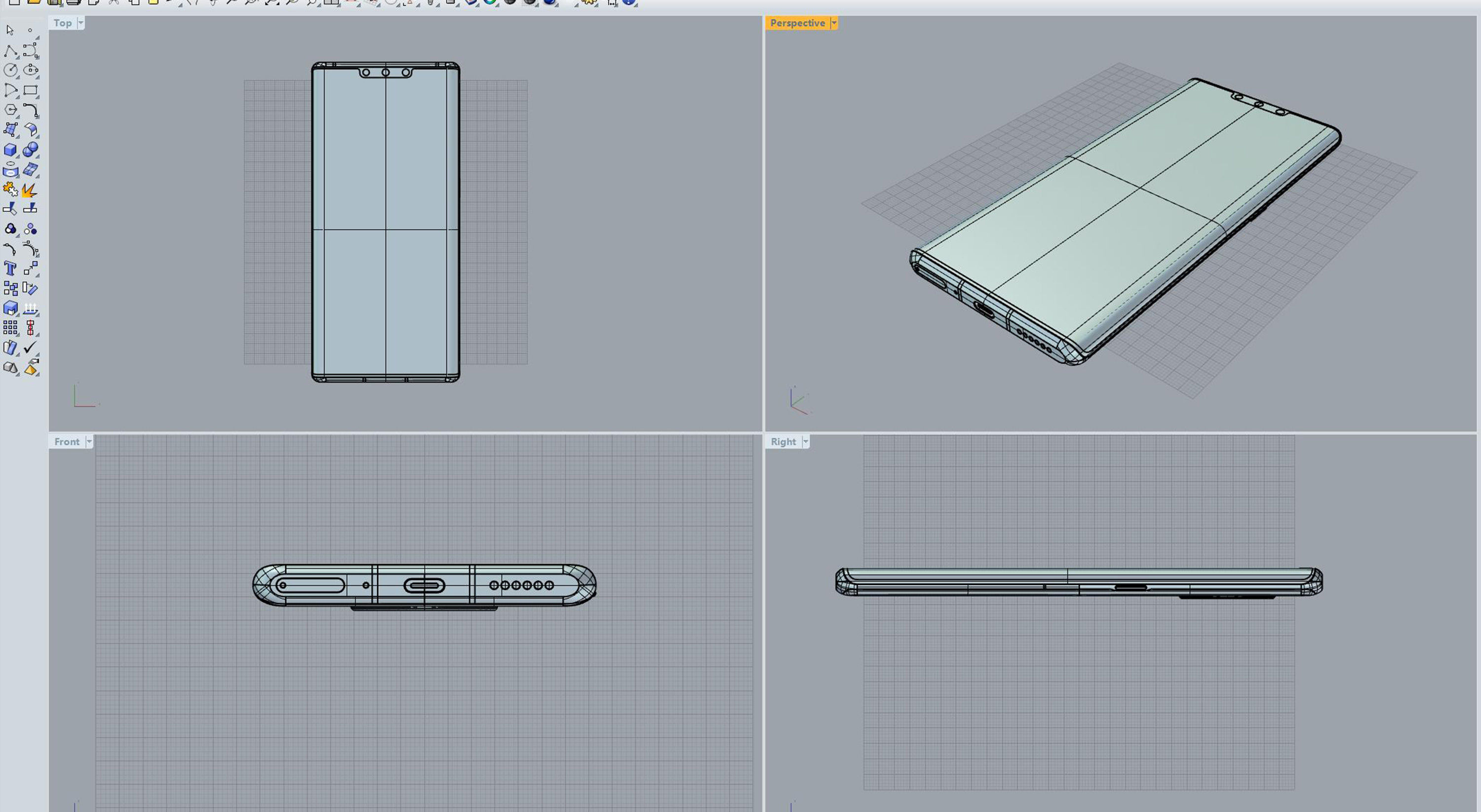 2019 HUAWEI mate30 pro mobile phone 3D model 3D model 3D model 3D model_13