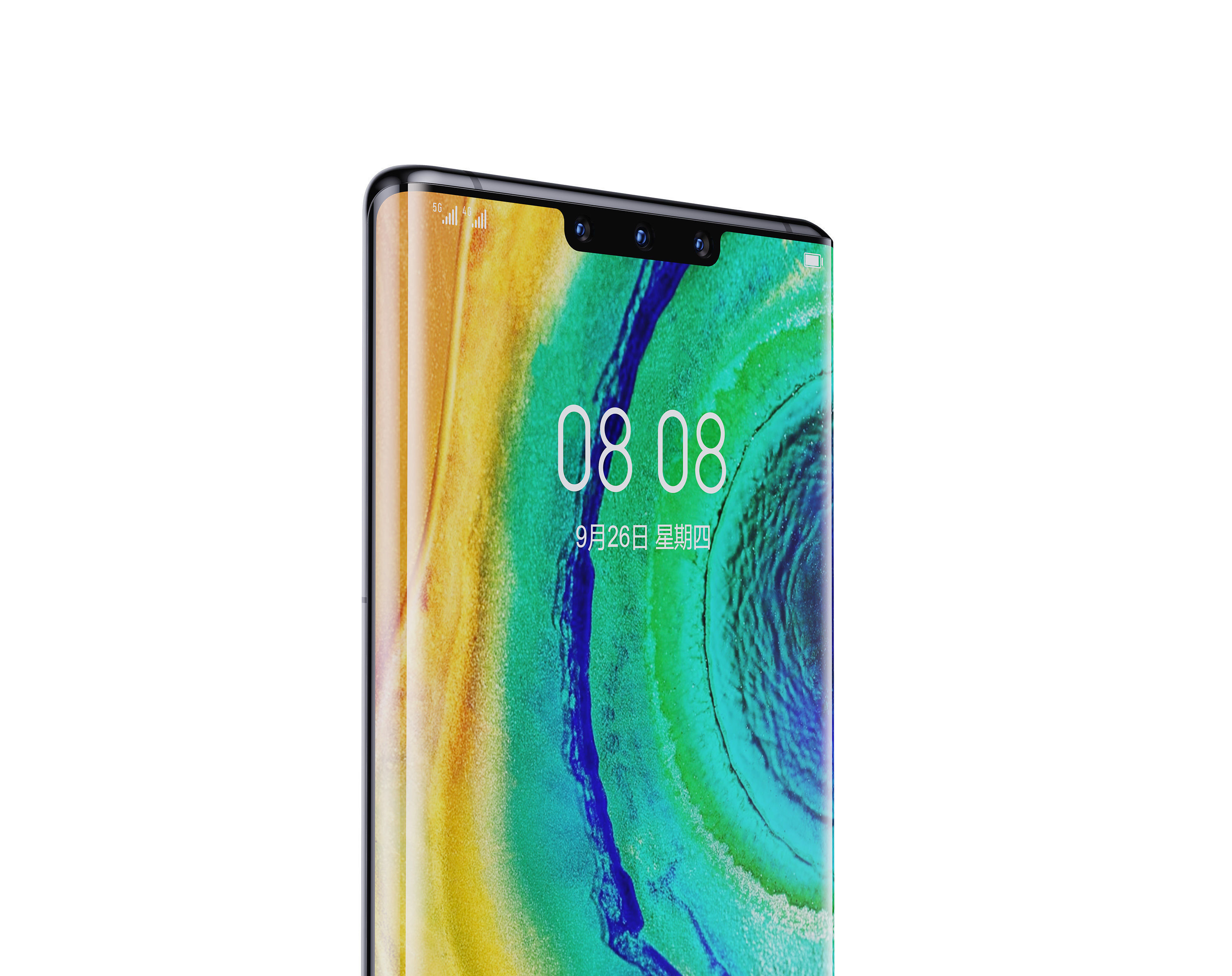 2019 HUAWEI mate30 pro mobile phone 3D model 3D model 3D model 3D model_7