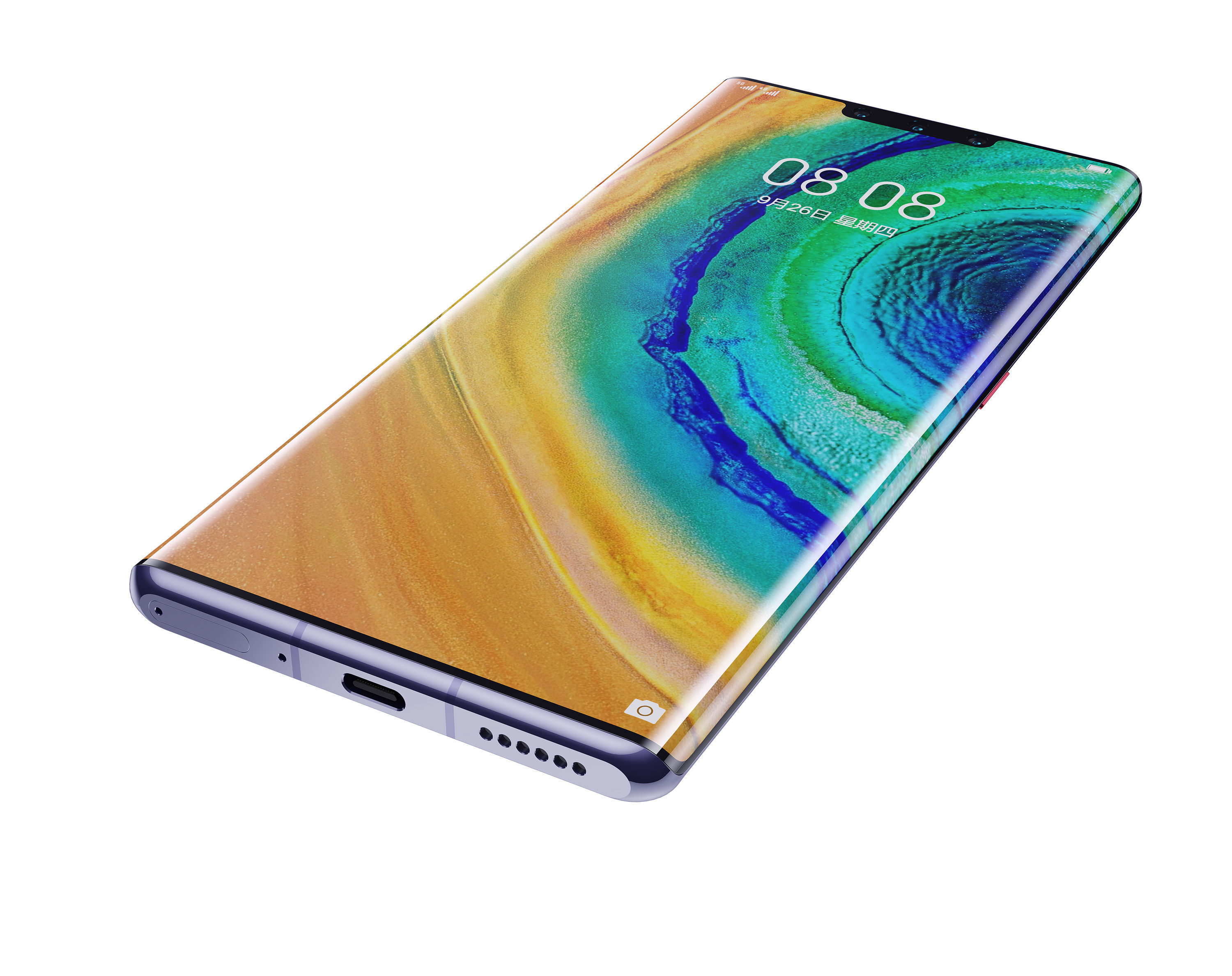 2019 HUAWEI mate30 pro mobile phone 3D model 3D model 3D model 3D model_5